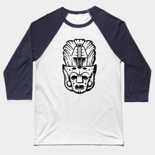 Aztec mask face #5 Baseball T-Shirt